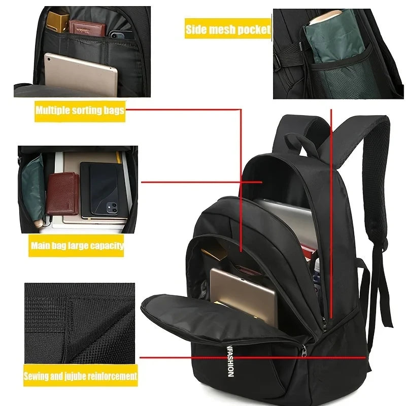 Oxford Waterproof Laptop Backpack